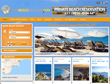 Tablet Screenshot of easybeachbooking.com